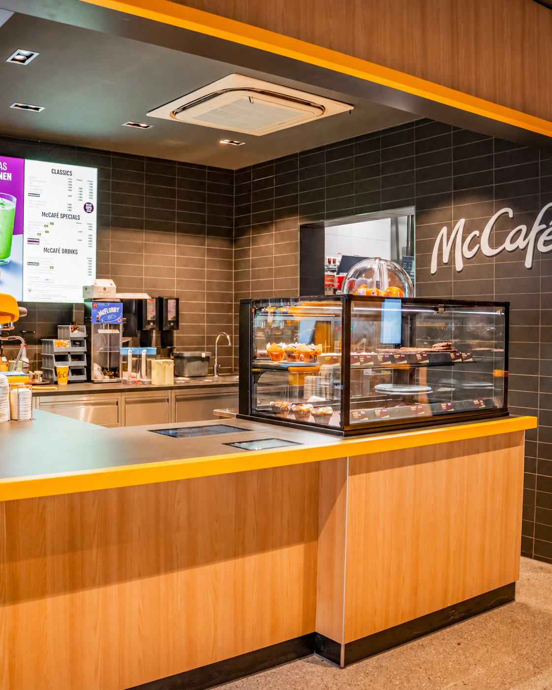 Einblick in das McDonald’s Restaurant Biberach